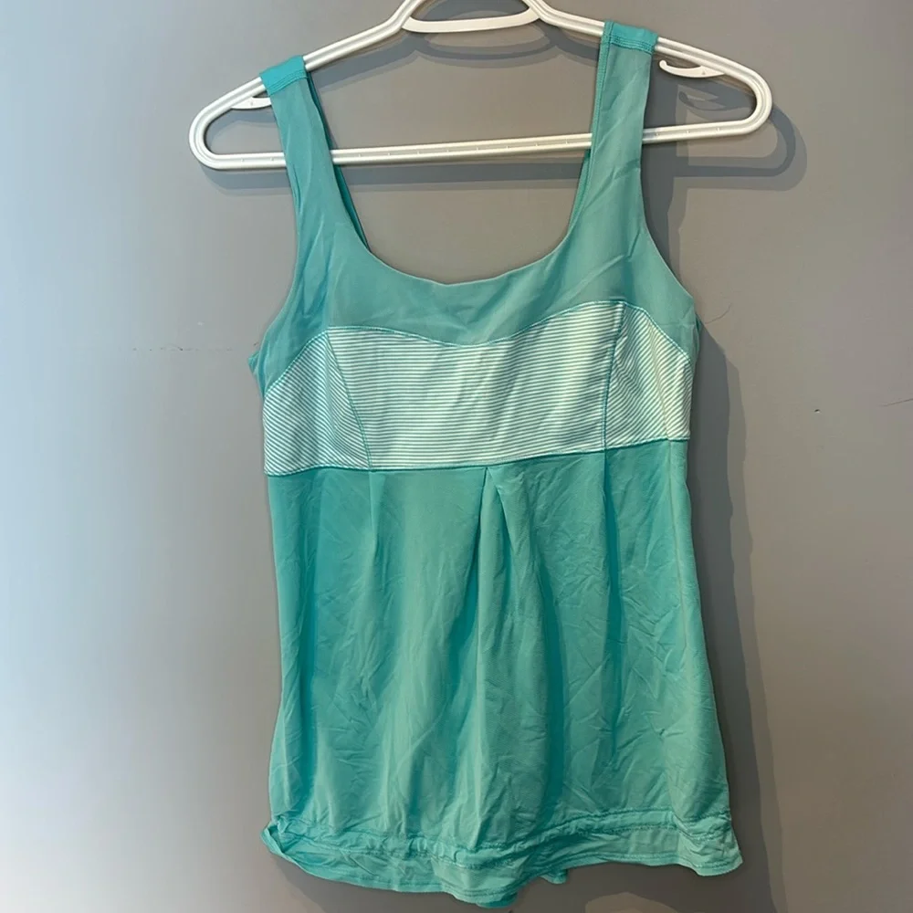 Lululemon Elevate Tank Top in Angel Blue / Tonka Stripe Angel Blue White - Picture 3 of 9